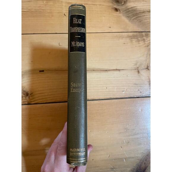VTG 1942 Heat Transmission book. chemical engineering. William McAdams. H/C - Picture 1 of 7